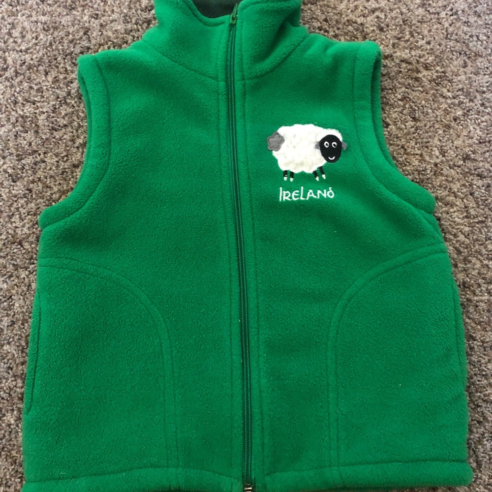 Green vest boys 6